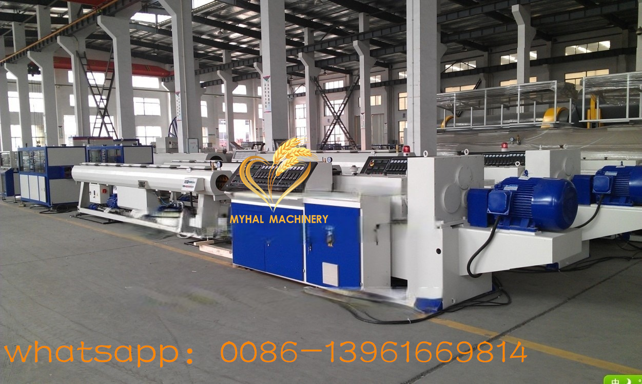 PVC Spiral Steel Wire Reinforced Hose Extrusion Line cover Wire feeder