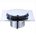 Stainless steel Square Shower Pop up Floor Drain With Removable Strainer