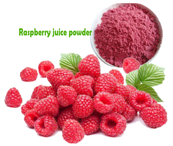 Raspberry juice powder