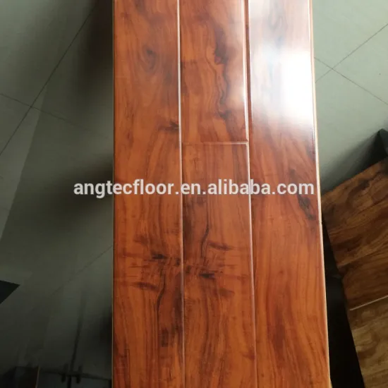 8mm 12mm Glossy Surfaced HDF laminate flooring