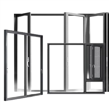 Aluminum Casement Windows with Openable Broken Bridge
