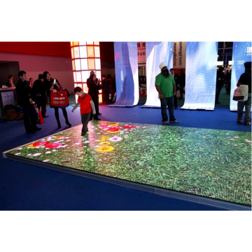 Portable LED Disco Floor Panel with Toughened Glass for 3D Dance Floors