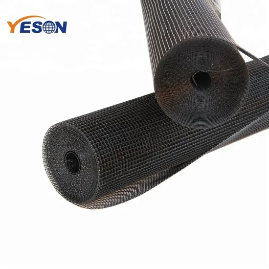 Hot Sale Anping 1x2 Rabbit PVC Coated Black Welded Wire Fence Mesh Panel