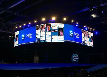 High Resolution Indoor Curved LED Display