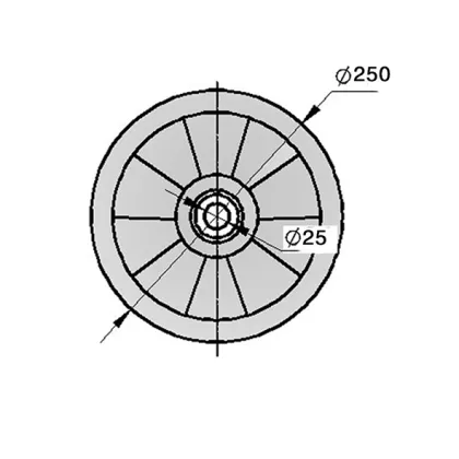 Lift Truck Nylon Wheels