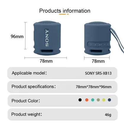 Wholesale Sony SRS-XB13 Wireless Speaker Protective Covers & Cases