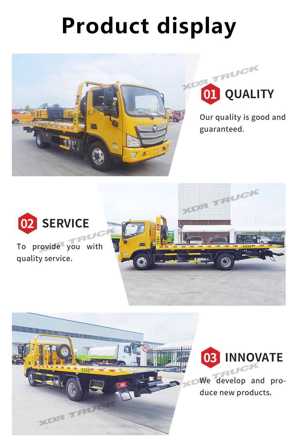 FOTON 3 tons wrecker truck 5