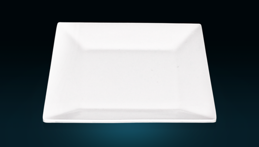 10 Inch Plain Melamine Square Plate