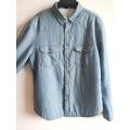 China Men Denim Long Sleeve Shirt Factory