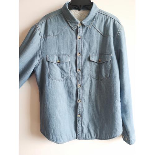 Men Denim Long Sleeve Shirt