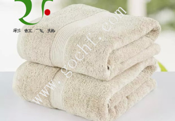 thickening khaki bath towel 100% cotton