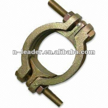 two bolts pipe clamp fittings