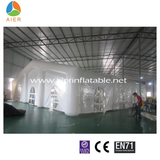 White inflatable outdoor huge party tent event tent from AIER inflatable factory