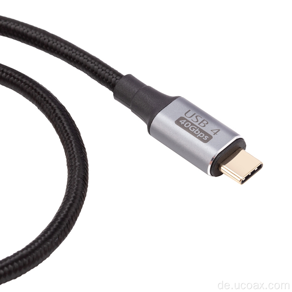 USB-IF-zertifiziertes USB4-Kabel vom Typ C C