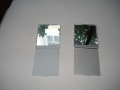 Pieghevole specchio tasca in plastica di forma quadrata - singolo