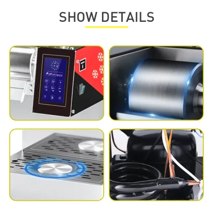 Korean Commercial Quick Ice Maker Milk Snow Ice Shaving Machine