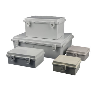 7 Sizes plastic abs big junction housing with door cable hinge waterproof junction box ip65 ip67 cctv outdoor electrical