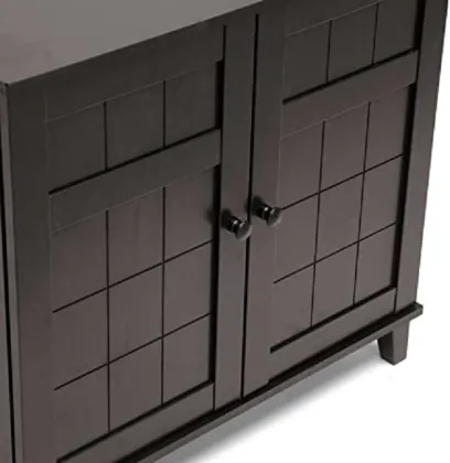 Wooden Italian Stylish Designentrance Furniture Shoe Rack