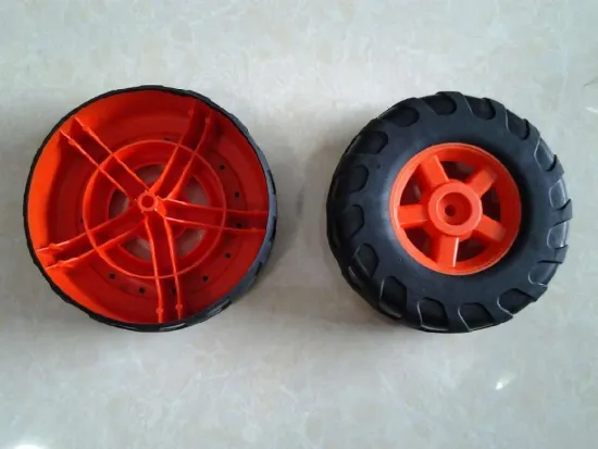 Plastic Injection Molding for Plastic Toy Car Wheel Mould