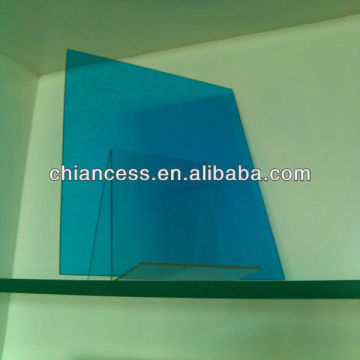 Blue solid pc solid sheet plastic panel and polycarbonate board
