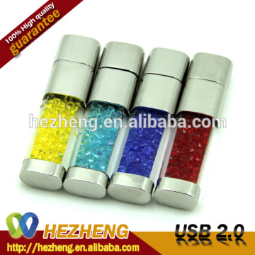 Stick Style Metal Crystal USB 2.0 Pen Drive 64GB
