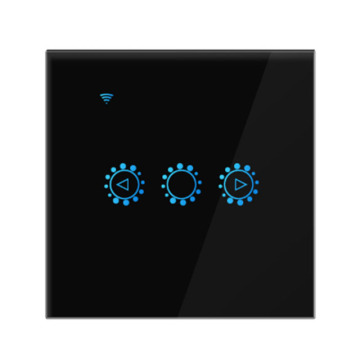 Smart Home Control: Alexa and Google Home Compatible 220V 3-Way Dimmable Switch with Tempered Glass Panel and 40A Capacity