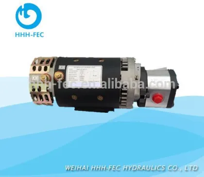 Hydraulic DC Motor Pump Group for hydraulic system oil transfer