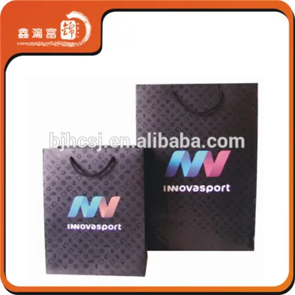 China luxury customized private label paper bag