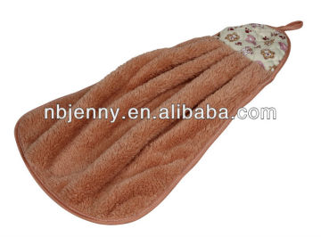microfiber hand drying towel, microfiber bowl towel,coral microfiber hand towel