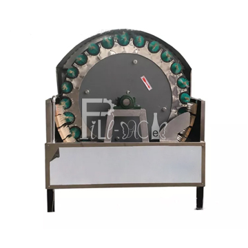 Semi-Automatic 24-Head Manual Bottle Washing and Label Removal Machine