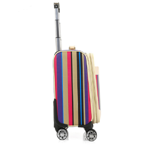 Board airport pu leather suitcase luggage