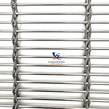 Flexible Metal Mesh Facade Panels for Architectural Exterior Wall Cladding
