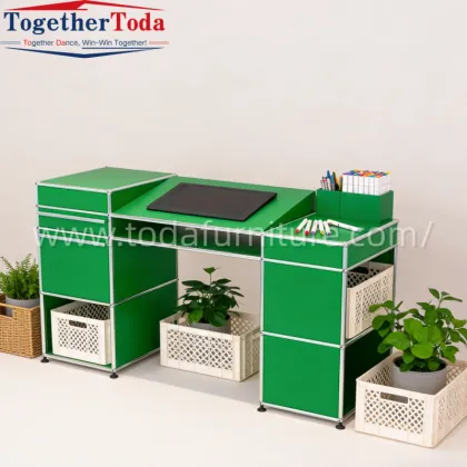 Modern Metal Modular Storage Cabinets for Living Room and Family Apartments