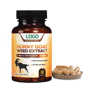 OEM/ODM Man Sex Stamina Horny Goat Weed Capsules