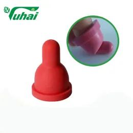 Animal rubber teat for animal drinking