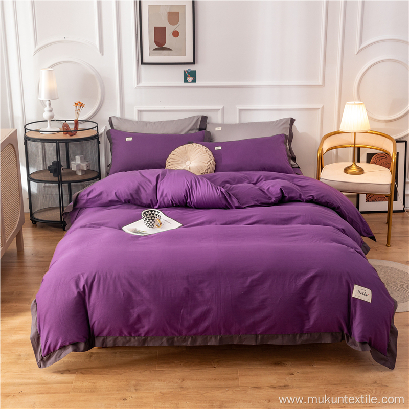 Holiday Pure cotton Solid bedding set bedding set