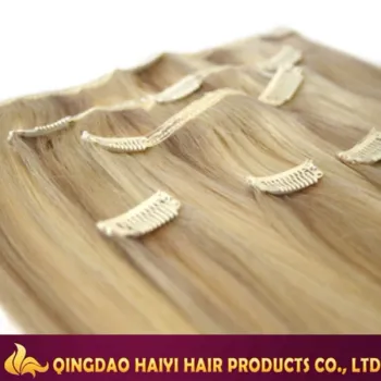 Most Popular Brazilian Human Hair Clip in Hair