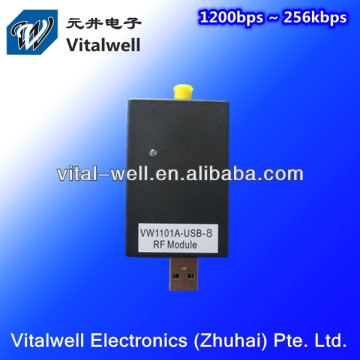 VW1101A USB CC1101 RF 868MHz FSK TX RXシリアルモジュール