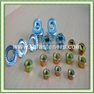 ANSI STANDARD DIN6923 SERRATED FLANGE NUTS