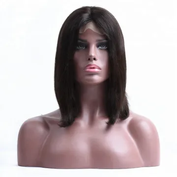 peruvian human hair wigs for black women straight hair lace frontal wigs