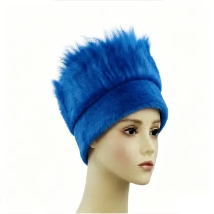 World Cup Style Mohawk Fur Cap for Fans