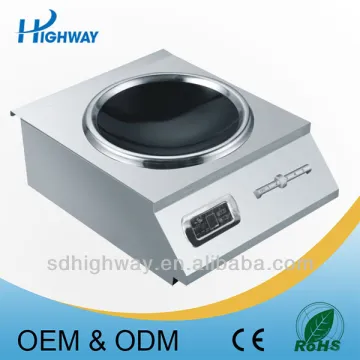 380V 8000W electric counter top induction cooker with one free pot