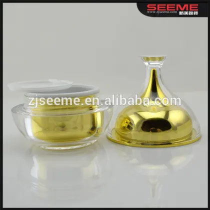 KOREA FASHION plastic jar screw lids plastic jar container cosmetic packaging cream jar