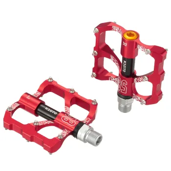 KEREACHY Customized Bicycle Pedal with 3 Bearings, Aluminum Alloy CR-MO Core, and Non-slip Design