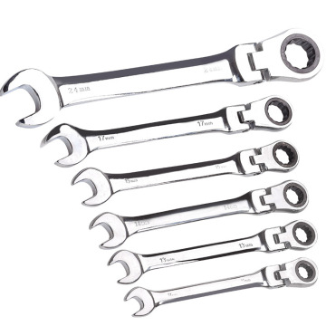8-19mm Ratcheting Combination Spanner Wrench