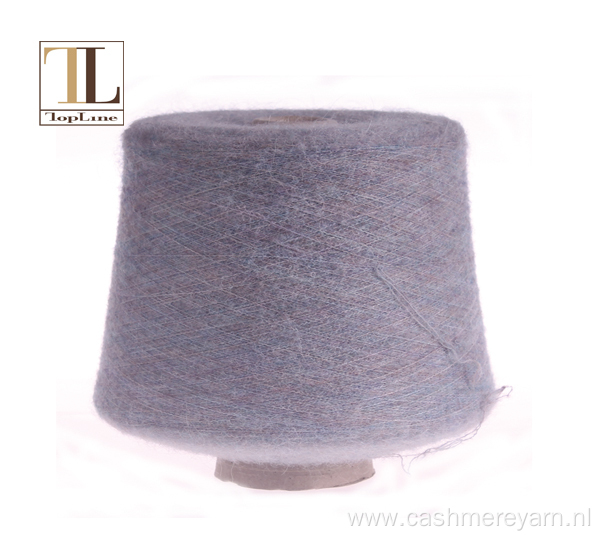 Supersoft alpaca merino wool brush yarn with elasticity