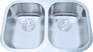 Small Double Bowls, Stainless Steel Kitchen Sink, (D93)