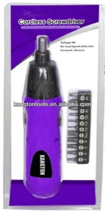 6V mini power cordless screw drivers AA Powered