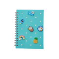 Personalized Custom Fancy Spiral Silicone Notebooks with PVC