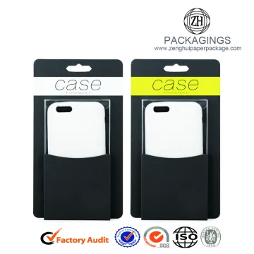 Paper board pvc window phone case packaging